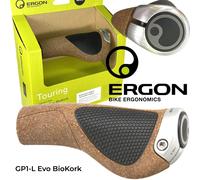 Ergon GP1-L Evo Sughero Organico Città Giro Ebike Trekking Comfort Bici Manici