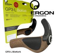 Ergon GP3-L Sughero Organico Città Giro Ebike Comfort Bicicletta Manici Corna