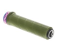 Ergon Grips Technical-Gd1 Evo Slim Factory Vert Moss Frozen/Colliers Oil Slick, Maniglia per Bicicletta. Unisex Adulto, Verde, Taglia Unica