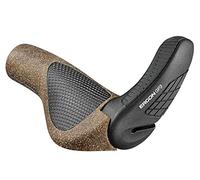 Ergon, Manopole ergonomiche GP3 BioKork per Manubrio Bicicletta, Marrone (Braun), S