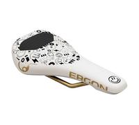 Ergon Sm Downhill Comp Vali Holl Edition Saddle Argento 120 mm White / Black / Gold