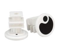 Ergon Tappi Del Manubrio Ga2/ga2 Fat/ga3 White / Black
