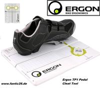 Ergon TP1 Cleat Strumenti Bicicletta MTB Road Scarpa Pedali Impostazione Stencil