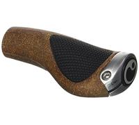 Ergon Gp1-l Biokork, Grip per MTB e Bicicletta. Unisex Adulto, Marrone/Nero, Taglia Unica