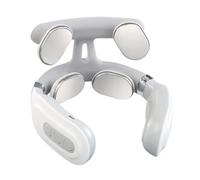 Ergono - Macchina per massaggio cervicale con design a 4 teste, ricaricabile tramite USB, massaggiatore elettrico riscaldato per colonna cervicale con leggera vibrazione, sollievo dal dolore al collo