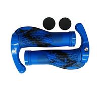 Ergonomia del manubrio della bici Manopole for bicicletta Tappi for estremità della barra Manopole MTB Manopole comode Parti ciclistiche Manopole for bici for bicicletta (Color : Blue)