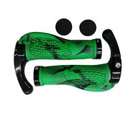 Ergonomia del manubrio della bici Manopole for bicicletta Tappi for estremità della barra Manopole MTB Manopole comode Parti ciclistiche Manopole for bici for bicicletta (Color : Green black)