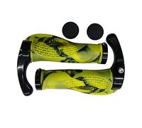 Ergonomia del manubrio della bici Manopole for bicicletta Tappi for estremità della barra Manopole MTB Manopole comode Parti ciclistiche Manopole for bici for bicicletta (Color : Yellowblack)