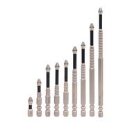 Ergonomic 9pcs High Magnetic Screwdriver Drill Bit 6.35mm Shank For Multiple Scenarios Reliability For Every Task Magnetic Screwdriver Set