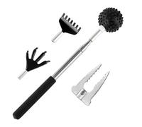 Ergonomic Back Massager, Telescopic Scratch Stick, Handy Back Scratcher, Non-Slip Handle, Telescopic Metal Scratcher, Massager for Husband, Wife, Dad, Men