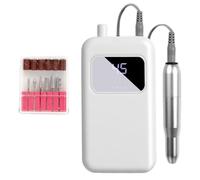 Ergonomic Grip - Dispositivo elettrico per manicure, non slittamento texture per cuticole dettagliate, 250 g unit, gel Nail File with Powerful 45 Level Speed Switch, pratico strumento per Beauty
