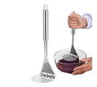Ergonomic Handle Tool, Strong Bean Masher, Compact Fruit Crusher, Pumpkin Puree Sauce Butter Maker, Multi-Purpose Kitchen Cooking Prep Device, Food Accessory for Home, Restaurant, Camping, 26x8.3cm