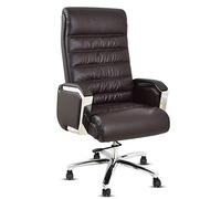 Ergonomic High Back Executive Office Chair - Swivel Computer Task Chair with Armrests Leather-Padded Design & Lumbar Support for Ultimate Comfort