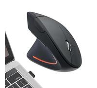 Ergonomic Mice, Wireless Vertical Sensor, Rechargeable Receiver Input, Anti-Fatigue Grip Control, Mice for Laptop, Home, Office, Game, Study, Creation, Entertainment, Business Trip