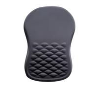 Ergonomic Mouse Pad with Memory Foam Wrist Rest, Non-Slip Desktop Mat for Home Office Work Desk, Gaming Mouse Pad for Men and Women, White and Black 30x20cm