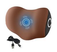 Ergonomic Neck Support Pillow, Car Neck Massager, Automotive Car Headrest, Car Back Rest Pillow for Travelling, Cars, SUVs and Trucks (nero, rosa, grigio, caffè marrone)