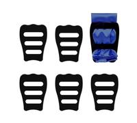 Ergonomic Pocket Square, Holder 6-pieces Clear, Handkerchief Clips Insert