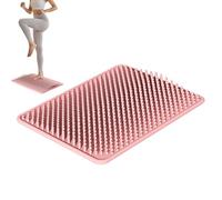 Ergonomic Relaxation Equipment, Foot Massage Mat, 14.96x11.02 Inch Textured with Reflexology Points, High Elastic Hardware, Pressure Layout with Zen Style, Room Accessory for Bedroom Travel