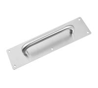 Ergonomic Silver Door Handle Stainless Steel Durable Pull Knobs Classic Type