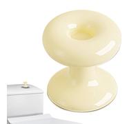 Ergonomic Toilet Button, Easy Press Flush Tool, Compact Tank Button with Assist Handle, Lightweight Push Aid, Bathroom Gadget with Easy Use, Toilet Accessory for Women Men