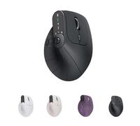 Ergonomic Triple-Connect Wireless Mouse, Vertical Ergonomic Mouse with 4 Adjustable DPI, Bluetooth 5.0 & USB-C Receiver, for Laptop/PC/Mac (Black)