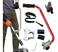 Ergonomic Weed Eater Handle Extension Weed Wacker Trimmer Grip (Red)