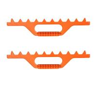 Ergonomico 2 Pezzi Set Rasoio In Plastica Con 9 Zinco Punti Precisi Per Paesaggistica Agricola Raccolto Manutenzione Durevole Giardino Pavimento Rakes