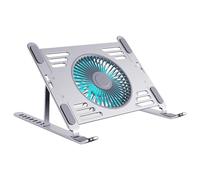 Ergonomico Laptop Coolers Pad Laptop Stand Pad di Raffreddamento Con Superfici In Alluminio Silenzioso Operare MultiAngle Stand Alluminio