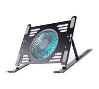 Ergonomico Laptop Coolers Pad Laptop Stand Pad di Raffreddamento Con Superfici In Alluminio Silenzioso Operare MultiAngle Stand Alluminio
