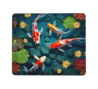 Ergonomico Tampone per Mouse, Japanese Pretty Koi Fish Tappetino per Il Mouse Pratica Gaming Mousepad per Casa Ufficio Laptop