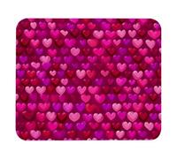 Ergonomico Tappetino per Il Mouse Day Pink Love Heart Gaming Mousepad Tampone per Mouse 25x30cm per Computer,Notebook,PC