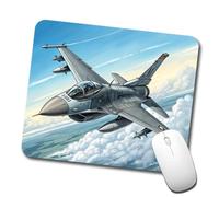Ergonomico Tappetino per Il Mouse F-16 Fighting Falcon US Force Superiority Fighter Plane Gaming Mousepad Tappetino Mouse 25x30cm per PC,Ufficio,Casa
