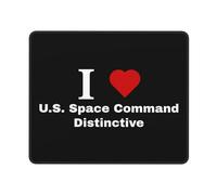 Ergonomico Tappetino per Il Mouse, I Love U.S. Space Command Distinctive, Pratica Tampone per Mouse, Gaming Mousepad, 25X30cm, Casa, Notebook, Laptop