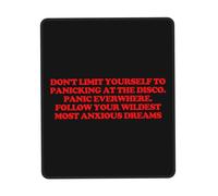 Ergonomico Tappeto Mouse, Don't Limit Yours to panicking at The Disco Tappetino per Il Mouse Antiscivolo Gaming Mousepad per Laptop PC Ufficio