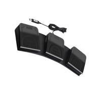 Ergonomico Tripla USB Regolatore del Piede Corde di Tasti Personalizzabili Controllo Multimediale Per PC Tastiere Personalizzabili Azione Pedale