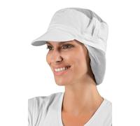 Ergos Workwear I.sacco Cappello da Lavoro con Extra Rete Traspirante CHARLY Unisex in 100% Cotone (Bianco)