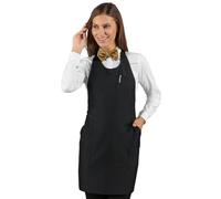 Ergos Workwear I.sacco Grembiule SOMMELIER SHORT Unisex in 100% Poliestere (Nero)