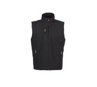Ergos Workwear Payper CREEK VEST ULTRALITE PAD Gilet imbottito da uomo in soft-shell chiusura zip multitasche (Grigio Antracite/Nero-3XL)