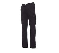 Ergos Workwear Payper - Forest Polar Pantalone in Cotone da Uomo Invernale Foderato con Flanella Colore: Nero, Taglia: S con Una T-Shirt in Omaggio