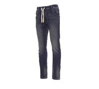 Ergos Workwear Payper - Los Angeles Jeans da Uomo Elesticizzati con Elastico in Vita Colore: Deep Blue, Taglia: 58/60 con Una T-Shirt in Omaggio