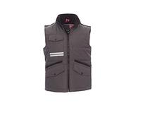 Ergos Workwear Payper - MIG 2.0 Gilet Imbottito Unisex Giubbotto Smanicato Colore: SMOKE/NERO, Taglia: 3XL
