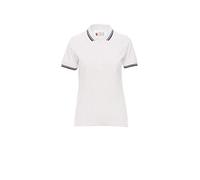 Ergos Workwear Payper - SKIPPER LADY Polo 100% Cotone Piquet con Bordini a Contrasto Manica Corta Donna Colore: BIANCO/BLU NAVY, Taglia: M