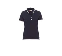 Ergos Workwear Payper - SKIPPER LADY Polo 100% Cotone Piquet con Bordini a Contrasto Manica Corta Donna Colore: BLU NAVY/BIANCO, Taglia: M