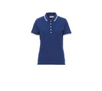 Ergos Workwear Payper - SKIPPER LADY Polo 100% Cotone Piquet con Bordini a Contrasto Manica Corta Donna Colore: BLU ROYAL/BIANCO, Taglia: L
