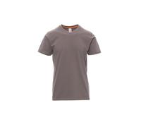 Ergos Workwear Payper - SUNRISE T-Shirt Girocollo da Uomo a Mezza Manica in Cotone 190 Gr Colore: STEEL GREY, Taglia: M