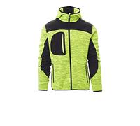 Ergos Workwear Payper - TRIP Giubbotto Lavorazione a Maglia con inserti Softshell da Uomo Colore: GIALLO FLUO/NERO, Taglia: M