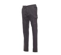 Ergos Workwear Payper - Worker Winter Pantaloni da Lavoro Unisex Invernali con Tasconi Colore: Smoke, Taglia: L con Una T-Shirt in Omaggio
