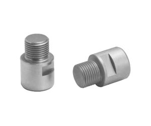 Ergotec Coppia Prolunga asse pedale per Filettatura 9/16 in acciaio inox Argento