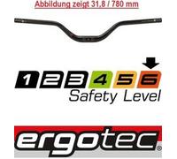 Ergotec Low Riser 6+ 12º/5º Handlebar Argento 31.8 mm / 780 mm