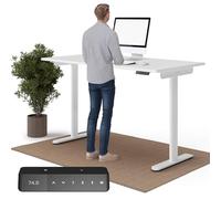 Ergotopia Desktop One - Scrivania regolabile in altezza, scrivania elettrica regolabile in altezza, tavolo da ufficio regolabile in altezza, con certificazione TÜV, 7 anni di garanzia 180 x 80 cm